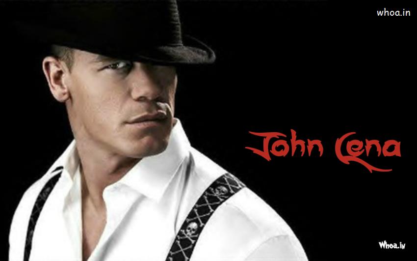 John Cena In Black Cap