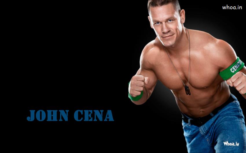 John Cena In Blue Jeans Wallpaper