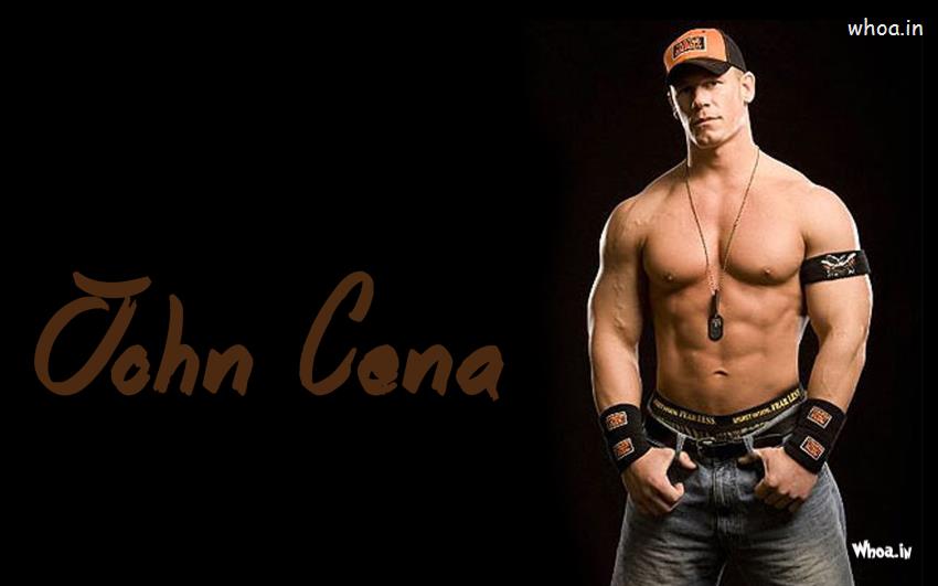 John Cena In Dark Background Wallpaper