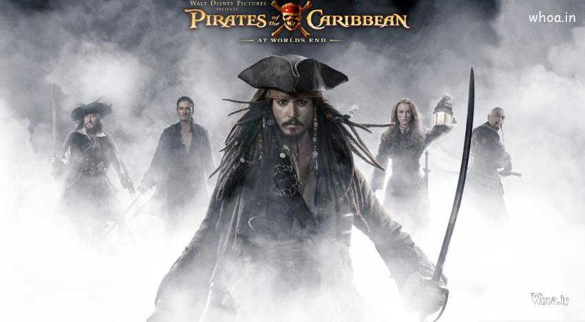 Johnny Depp Pirates Of The Caribbean At Worlds End Wallpaper