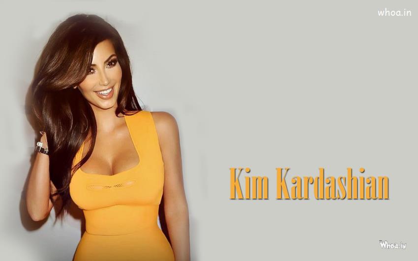Kim Kardashian In Yellow Outfits HD