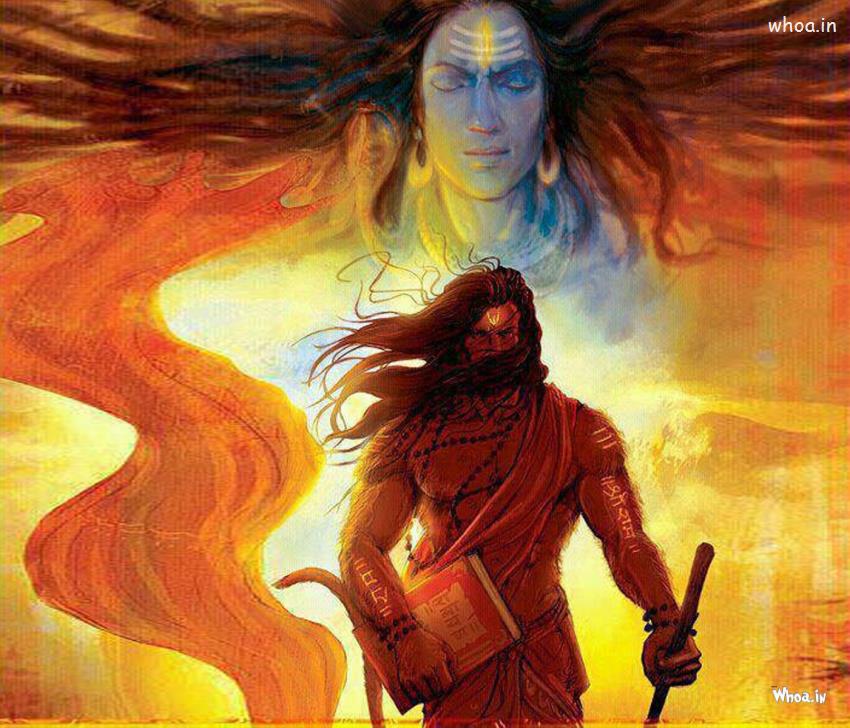 Lord Shiva HD Painting Wallpaper