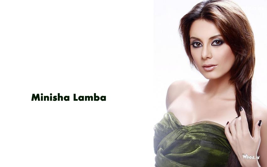 Minisha Lamba Look Hot In Green Top Photoshoot