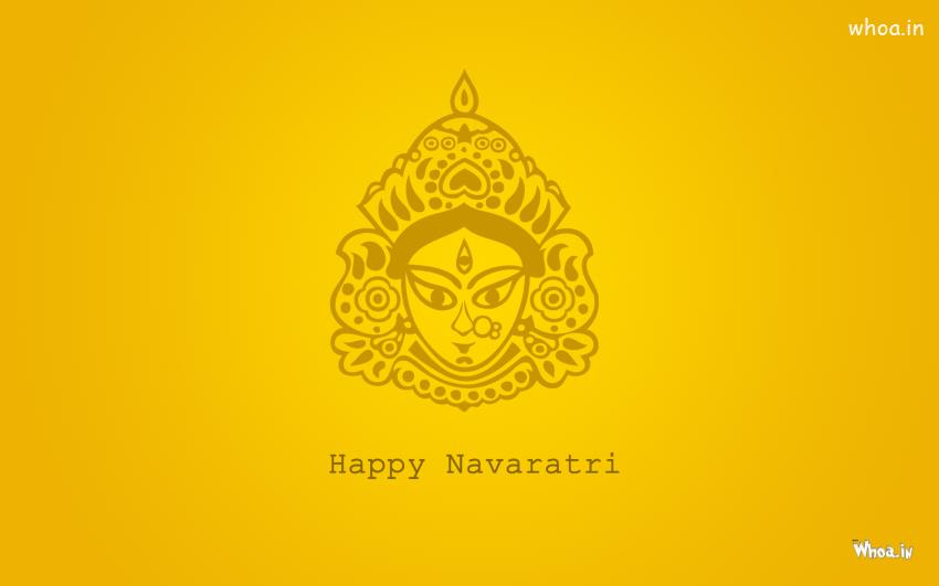Nav Durga With Happy Navaratri