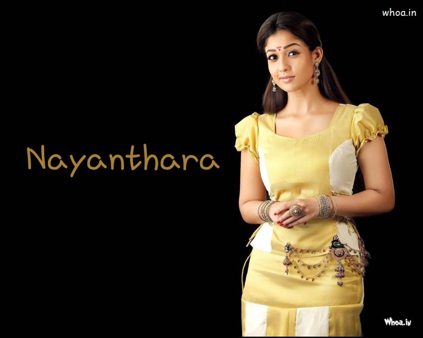 Nayantara In Simple Yellow Dress