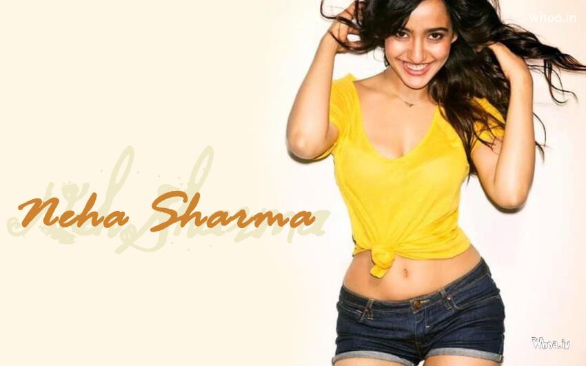 Neha Sharma In Yellow Top And Naughty Style Photoshoot