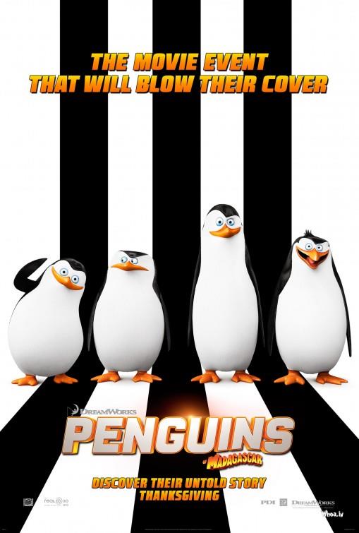 Penguins Madagascar Hollywood Movies Poster 2014