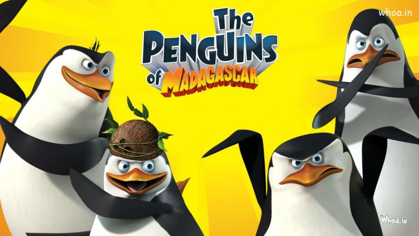 Penguins Of Madagascar Hollywood Movie Poster HD Wallpaper