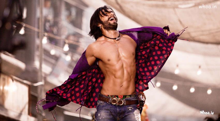 Ranveer Singh Body Shapes In Ram-Leela Movies Wallpaper