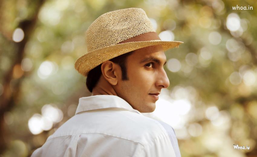 Ranveer Singh White Shirt With Cap In Lootera Movie Wallpaper