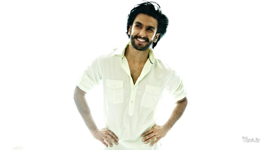 Ranveer Singh White Shirt With White Background HD Wallpaper