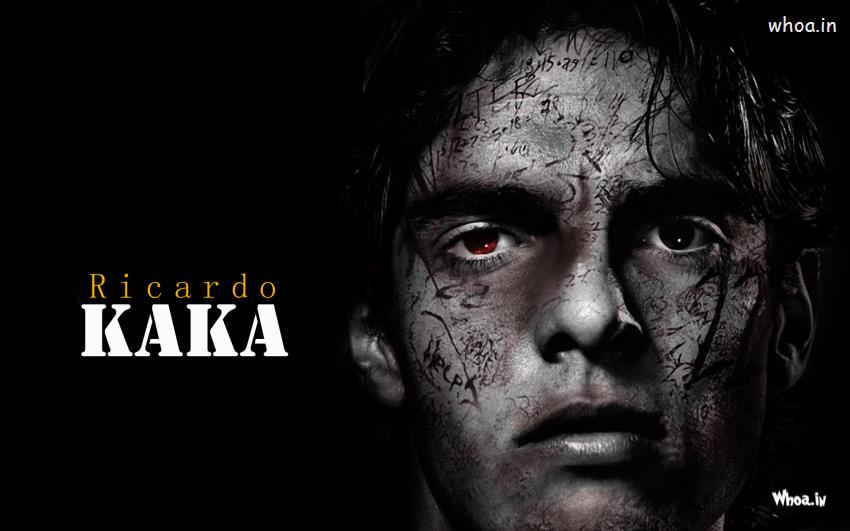 Ronaldo Kaka Close Up Face Art Dark Wallpaper