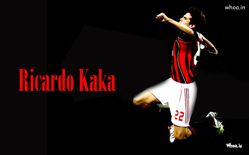 Ronaldo Kaka In Red T-Shirt Wallpaper