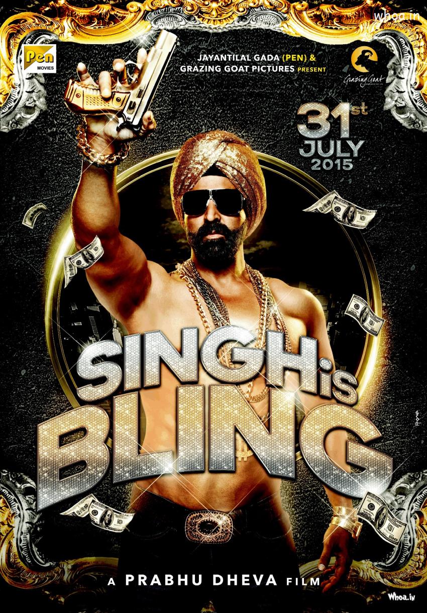 Singh Is Bling Akshay Kumar New Upcoming HD Movie Poster 2015