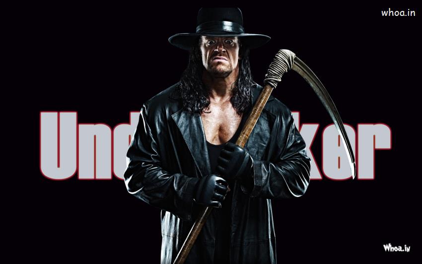The Undertaker Looking Like A Demon Wallpaper