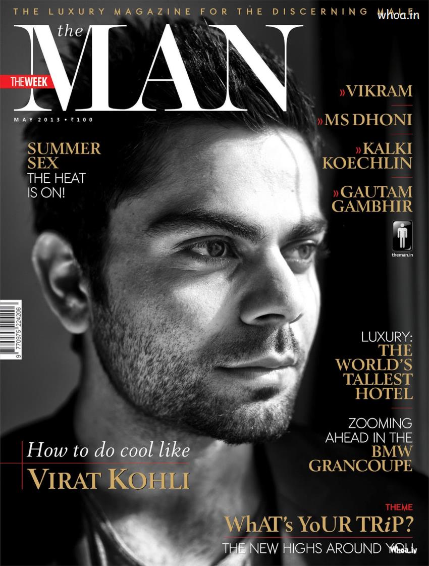 Virat Kohli The Luxury Magazine For The Discerning Male Front Page