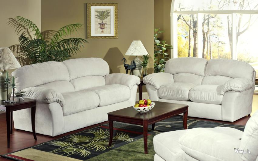 White Royal 2 X 2 Sofa For Living Room Design
