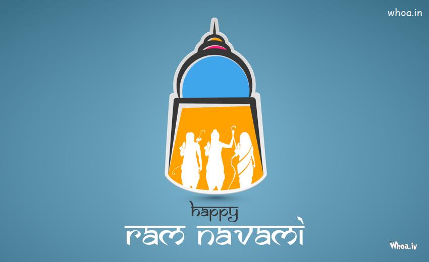 Wishing You Happy Ram Navami HD Wallpaper