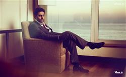 Abhishek Bachchan Black Suit HD Widescreen Wallpaper