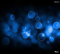 Blue Lighting Bubble HD Wallpaper for Mobile