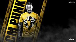 CM Punk Caution With Yellow T-Shirt HD WWE Wallpaper