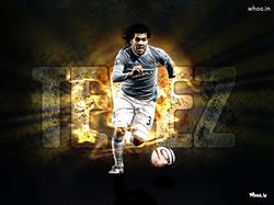 Carlos Tevez Kick the Football HD Football Wallpaper