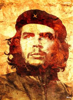 Che Guevara MultiColor Hand Painting HD Wallpaper