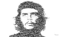 Che Guevara Name with Face Closeup HD Wallpaper