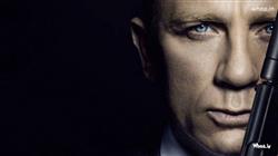 Daniel Craig Face Closeup with Dark Background in Spectre Movie