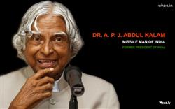 Dr. APJ Abdul Kalam Missile Man And Former President Of India 