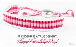 Happy Friendship Day with Belt and Quotes HD Wallpaper