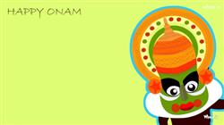 Happy Onam with King Mahabali HD Wallpaper