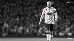 Manchester of United Wayne Rooney Black and White HD Wallpaper