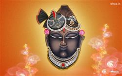 Mukharvind Shrinathji wirh Colorful Background HD Wallpaper
