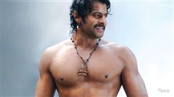 Prabhas Face Closeup with Six Pack Body in Baahubali The Beginning Wallpaper