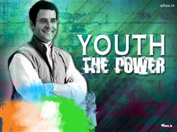 Rahul Gandhi Belive in Youth the Power HD Wallpaper