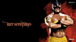 Rey Mysterio with Black Mask HD WWE Wallpaper