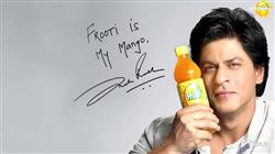 Shah rukh Khan Face Closeup with Frooti is my mango HD Wallpaper