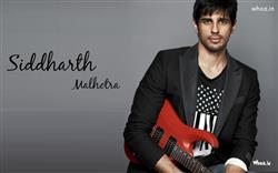 Siddharth Malhotra Black Suit with Guitar HD Young Actor Wallpaper