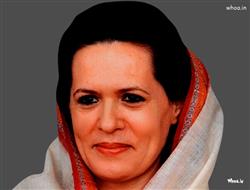 Sonia Gandhi Face Closeup HD Wallpaper