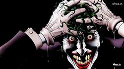 The Joker Scary Face Closeup with Dark Background HD Wallpaper