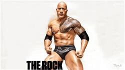 The Rock Shirtless with WWE Wrestler Style HD WWE Wallpaper