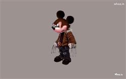 Wolverine Mickey Mouse HD Cartoon Wallpaper