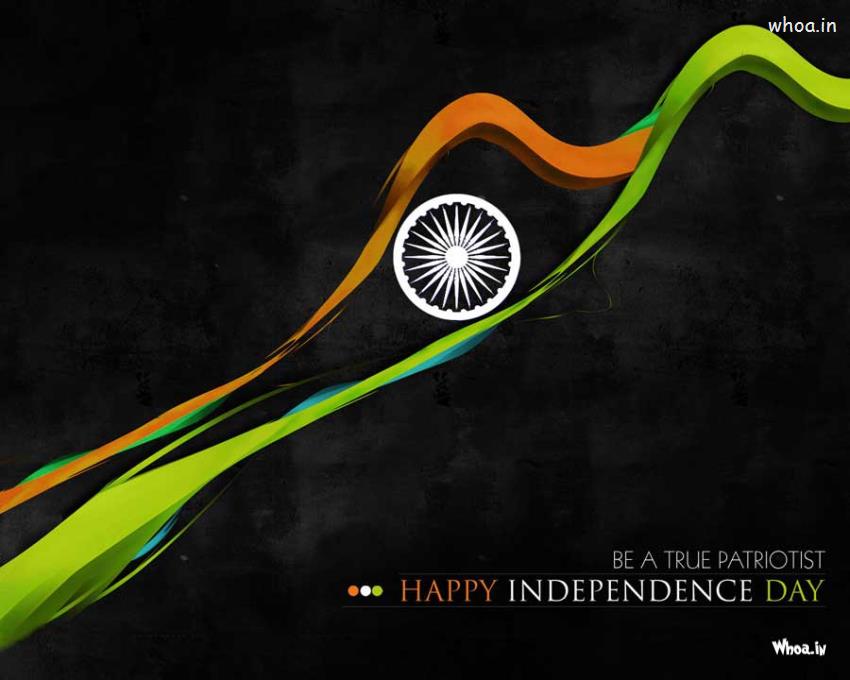 15 August Independence Day With Dark Background HD Wallpaper