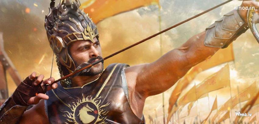 Bahubali The Beginning Prabhas Fight With Enemy In Battlefield HD Wall