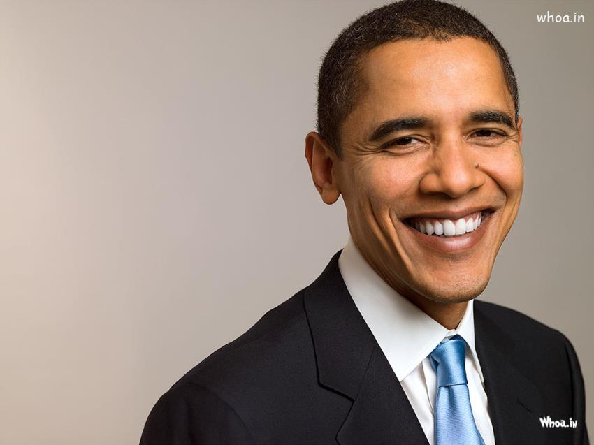 Barack Obama Smiley Face HD Wallpaper