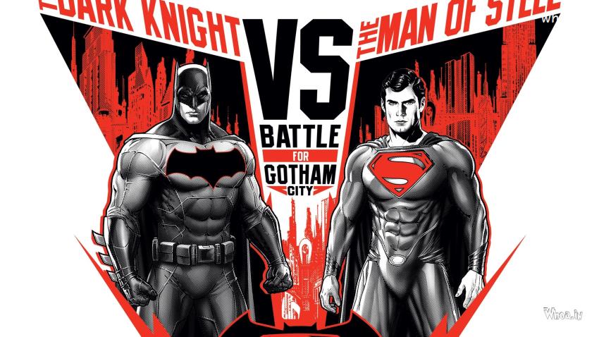 Batman V/S Superman Hollywood Movies Poster 2016