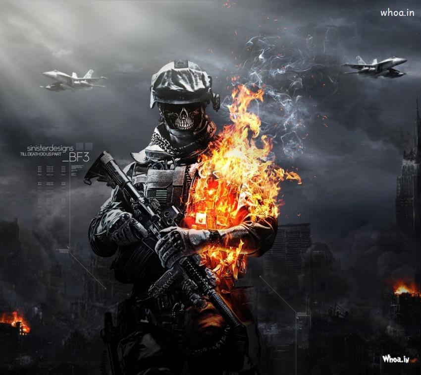 Battlefield 3 Game HD Wallpaper For Mobile