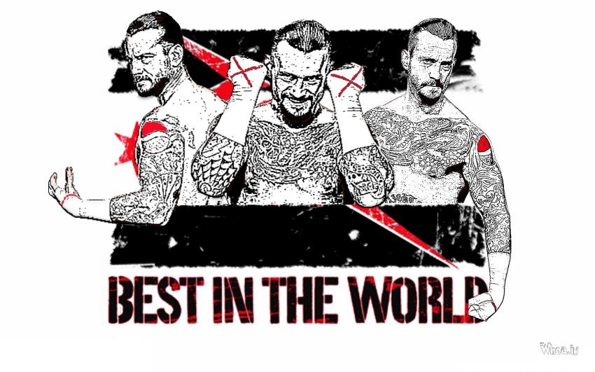 CM Punk WWE Wrestler Art HD WWE Wallpaper