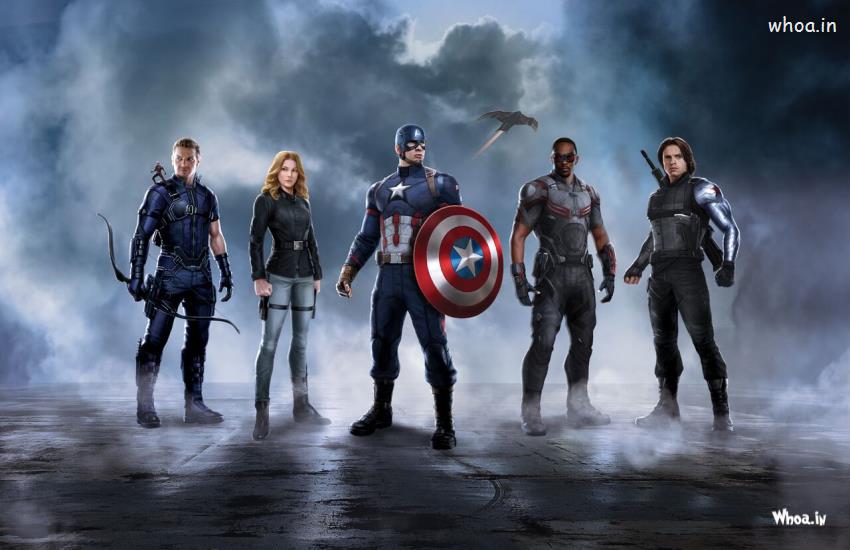 Captain America:Civil War Captain America Team HD Wallpaper